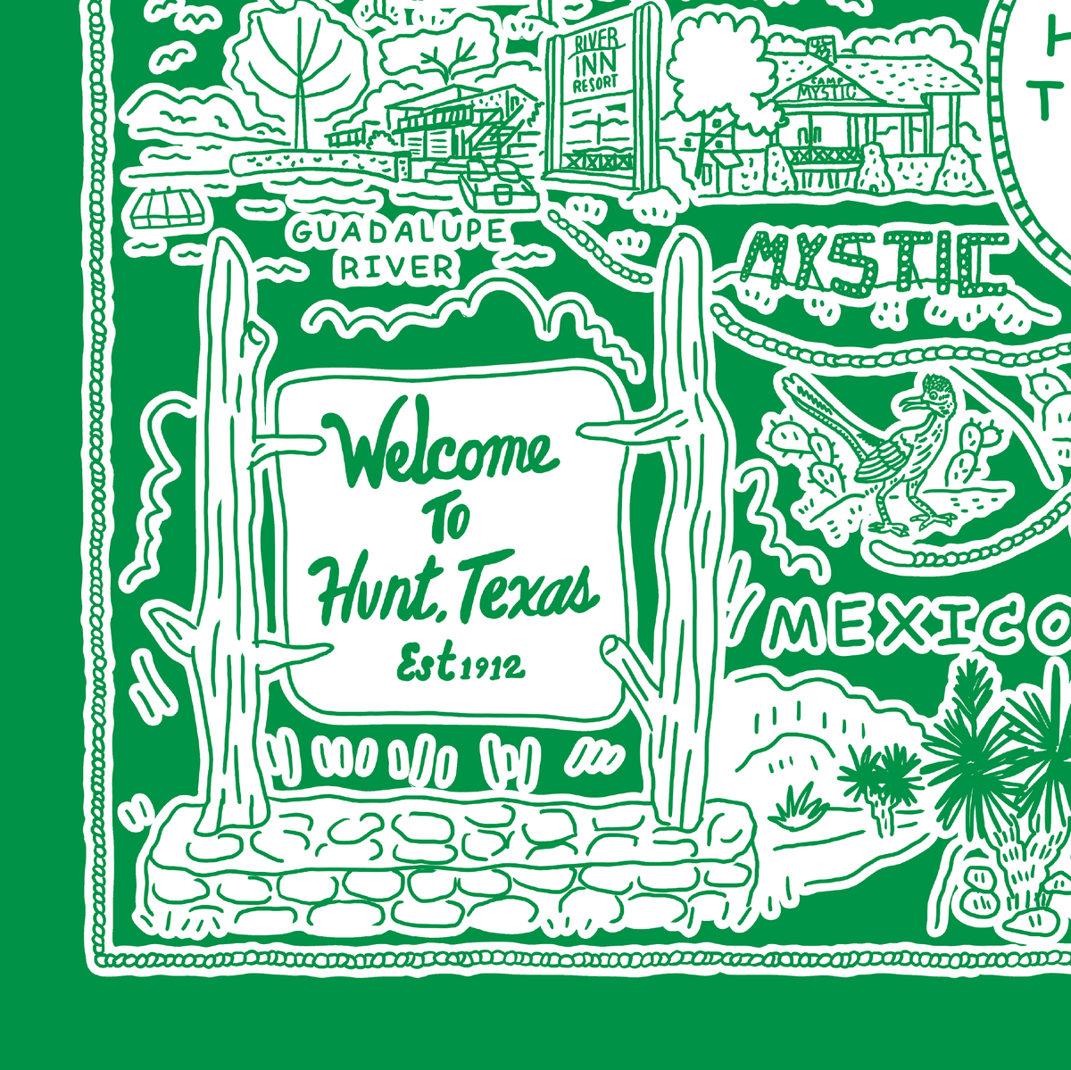 Texas Hill Country Flood Relief Bandana by Corey Carbo