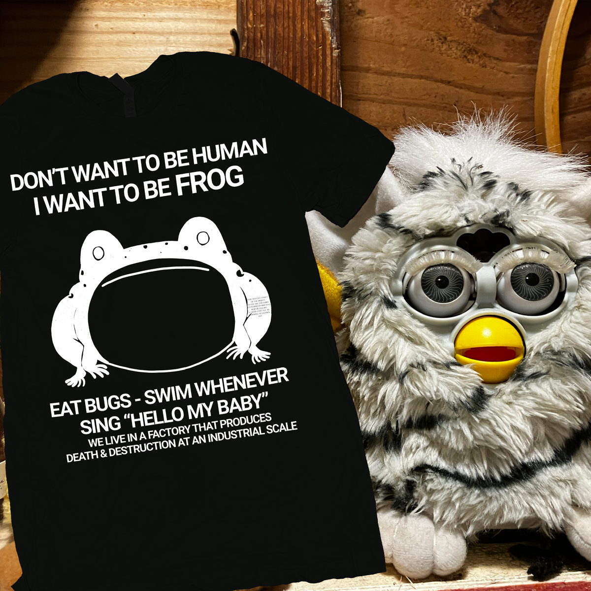 Frog (Black) by Rory Blank
