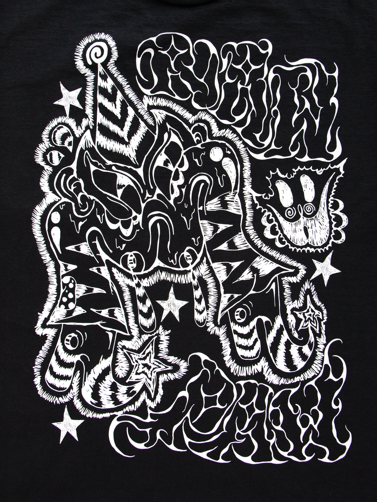 Clown School Artist Club Half Crop Shirt