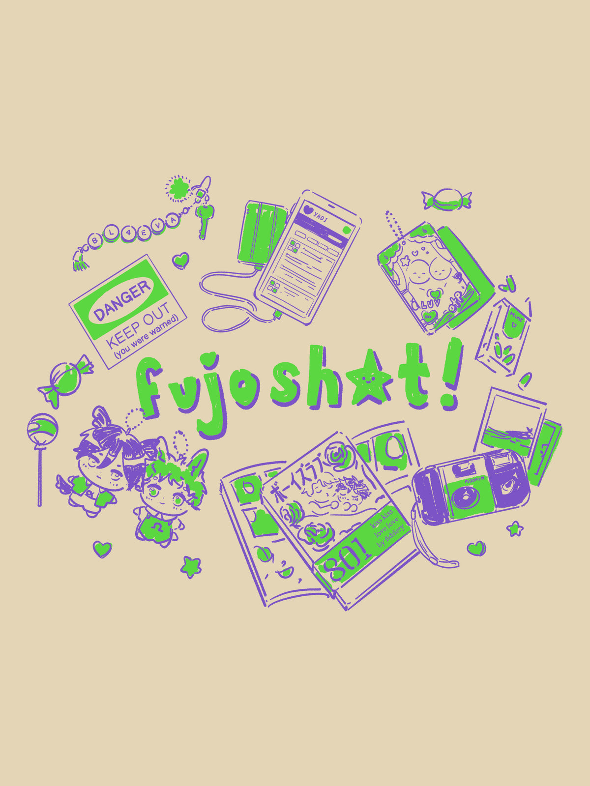 Fujoshxt Tote by fiddery