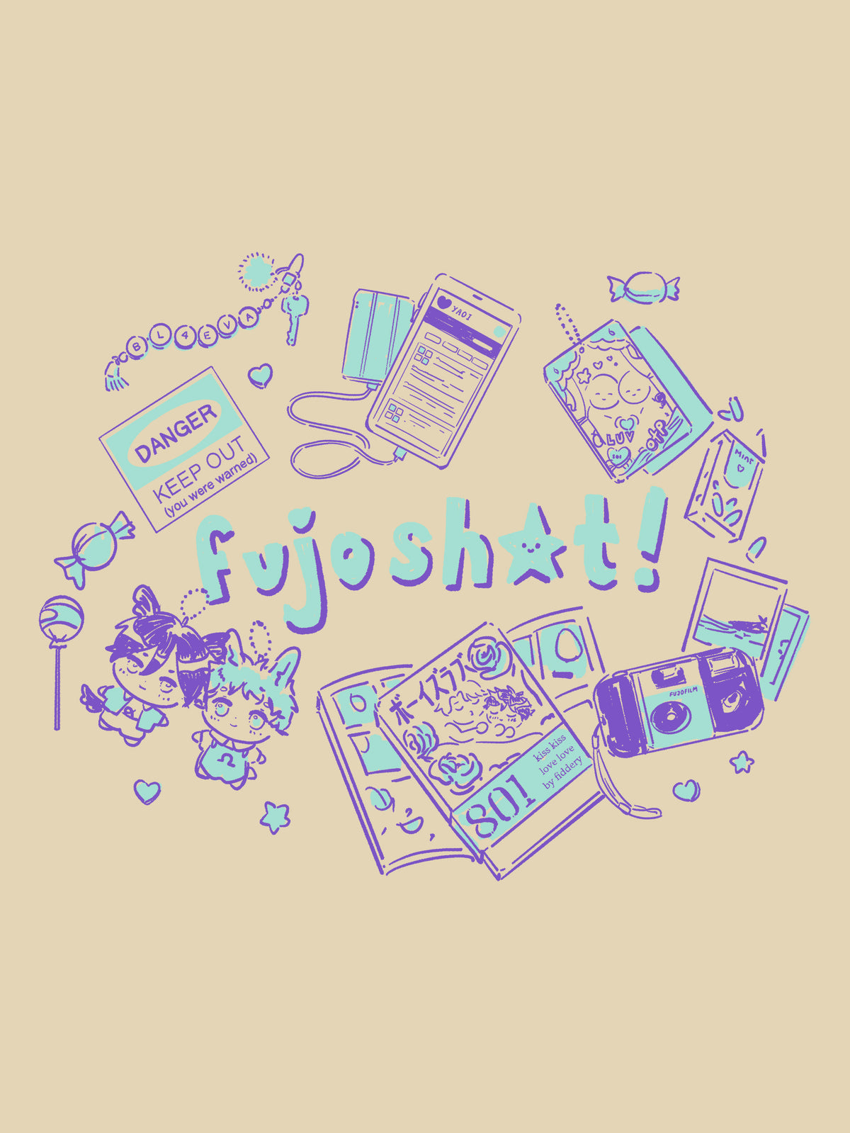 Fujoshxt Tote by fiddery