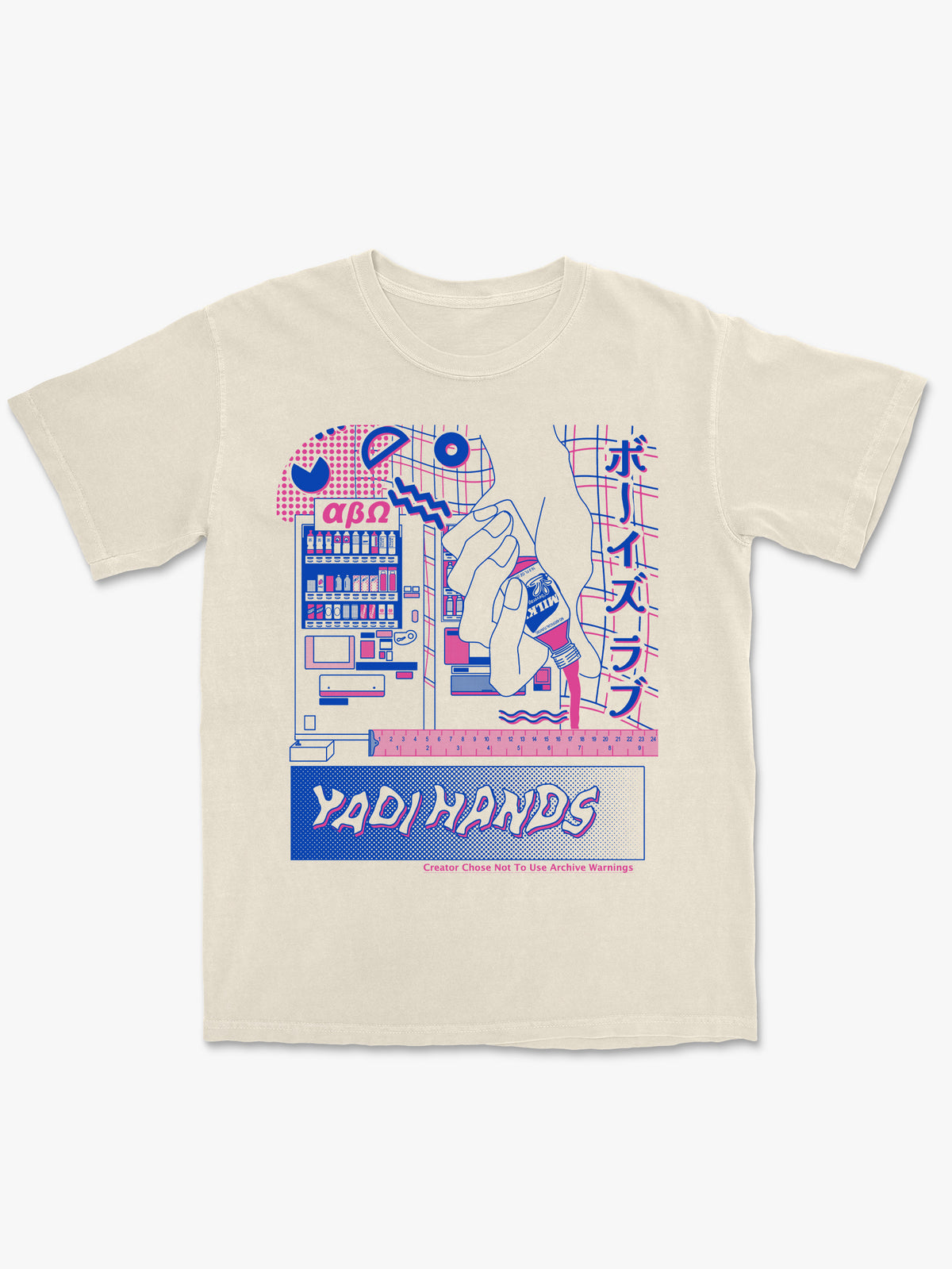 Yaoi Hands Shirt in Ivory by fiddery