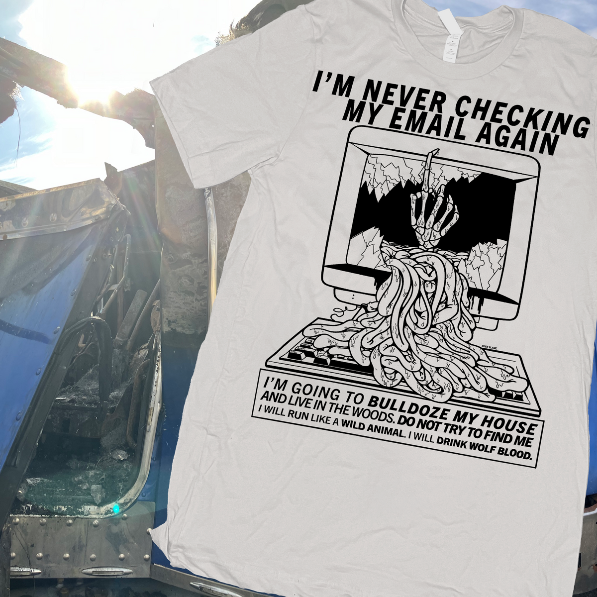 No More Email (Silver) by Rory Blank