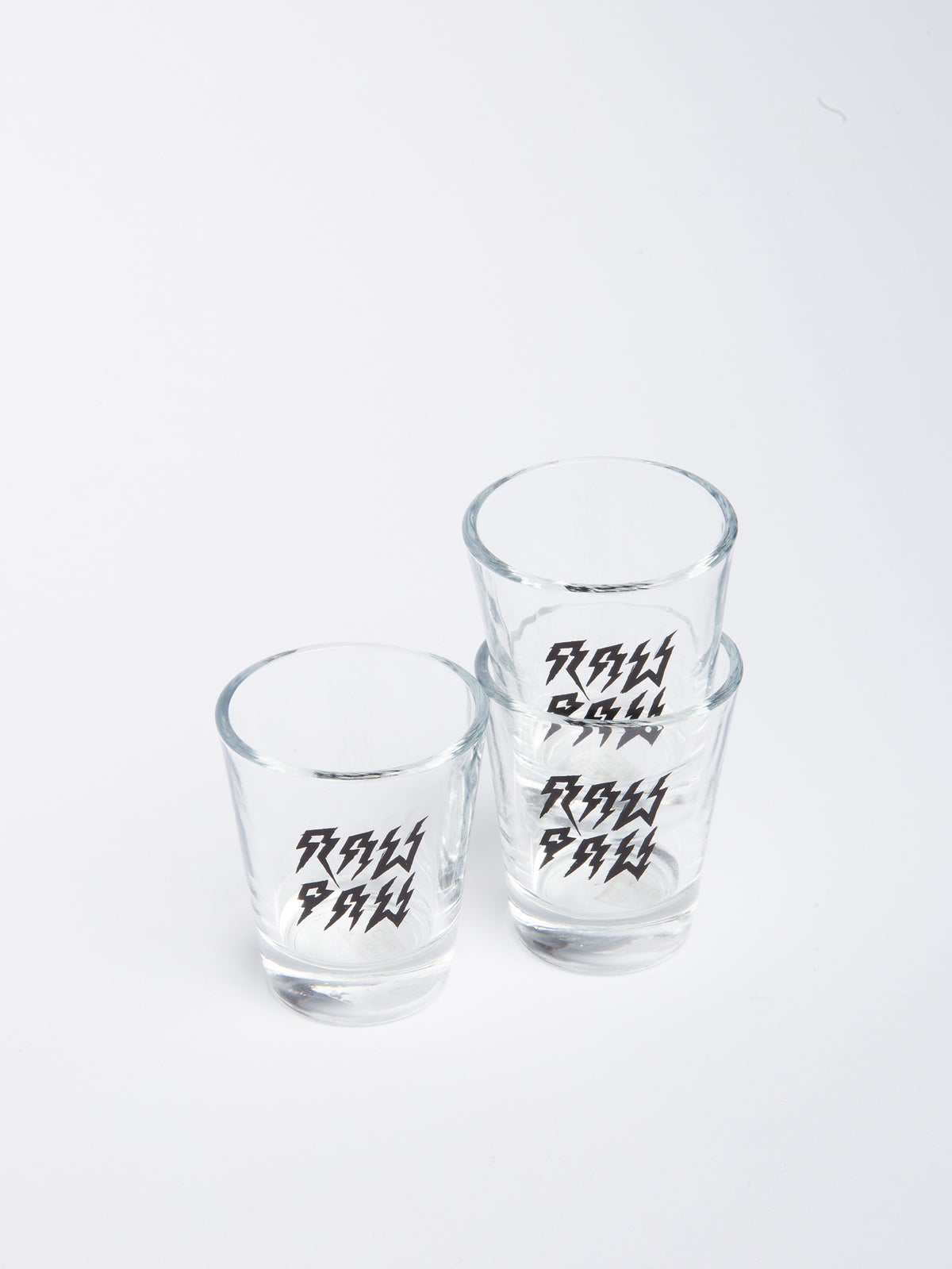 Raw Paw Metal Logo Shot Glass