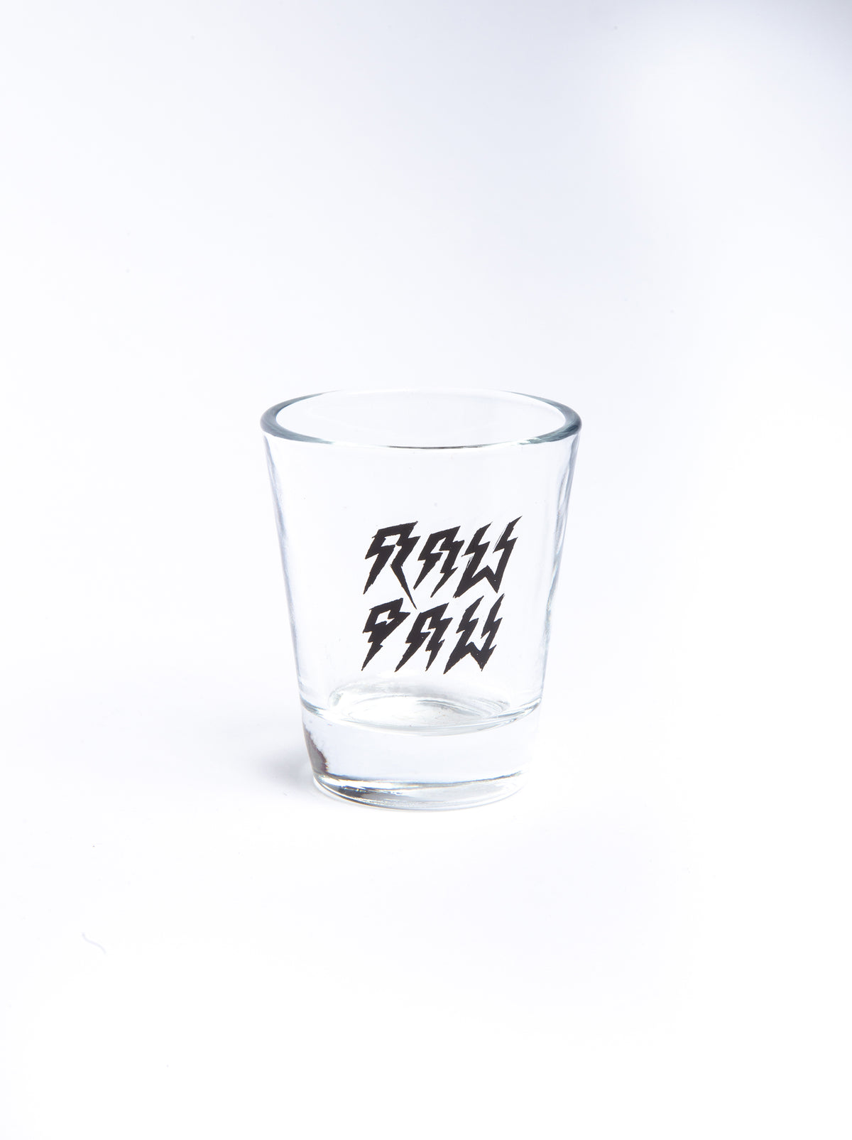 Raw Paw Metal Logo Shot Glass