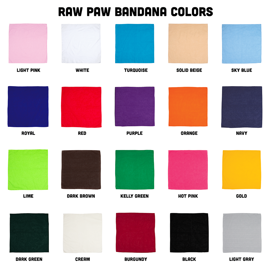 Custom Screen Printed Bandanas