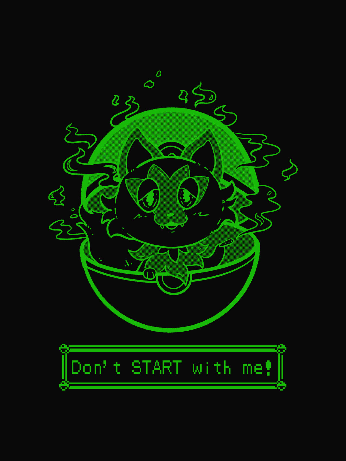 Weed Cat by Brittany Bernstrom