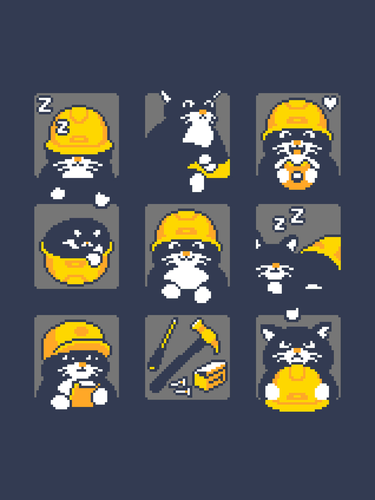 Construction Cats by Cats with Jobs