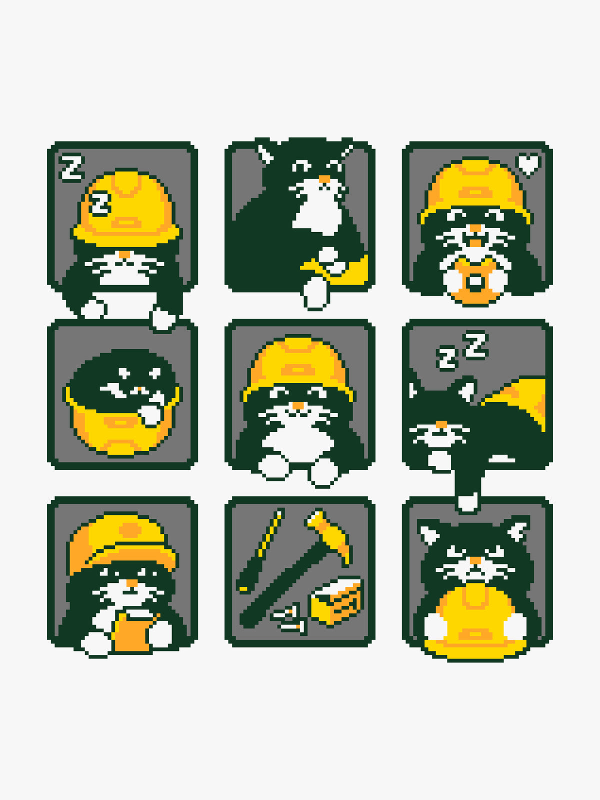 Construction Cats by Cats with Jobs