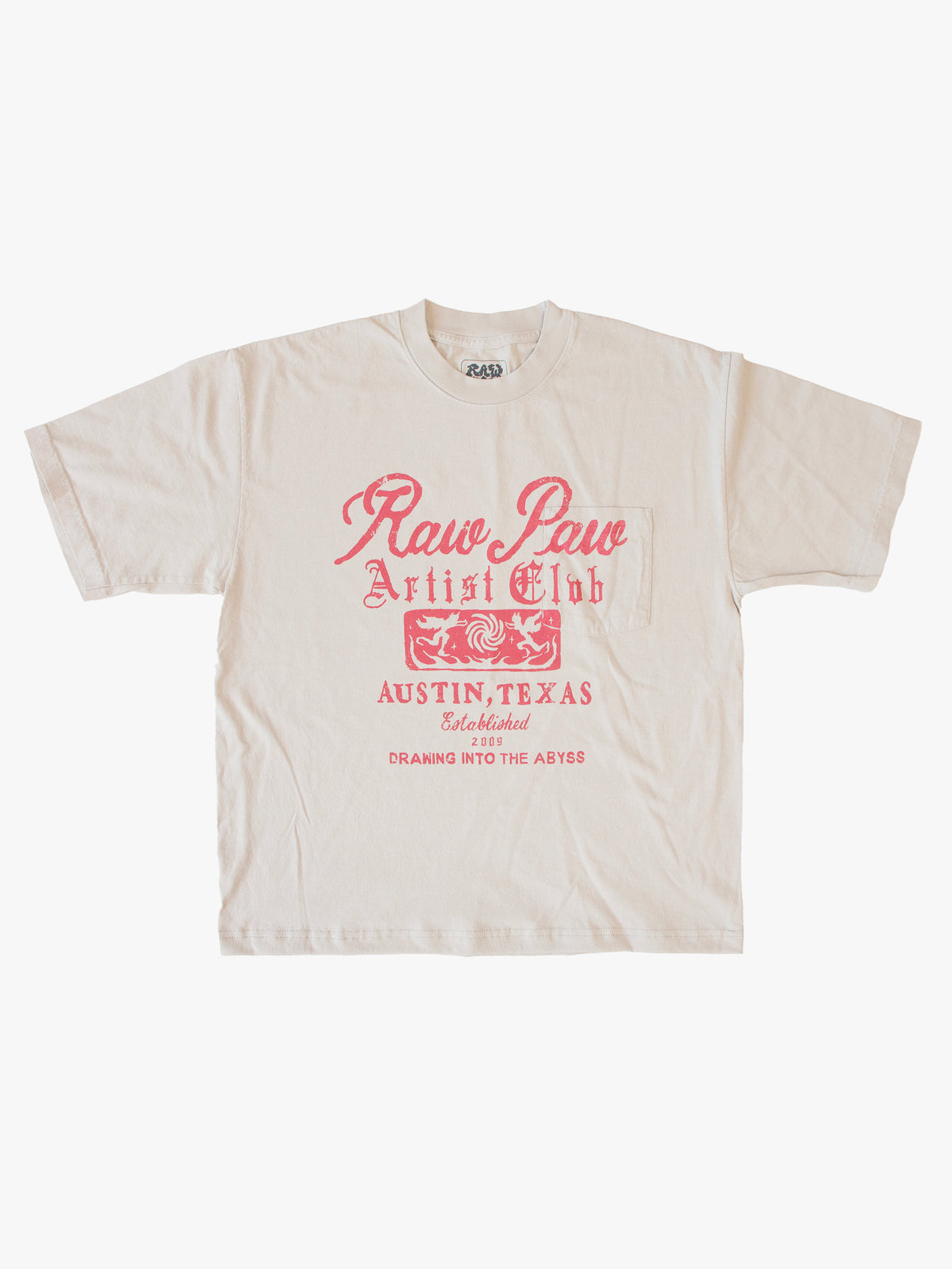 Artist Club Abyss Pocket Tee - Cement