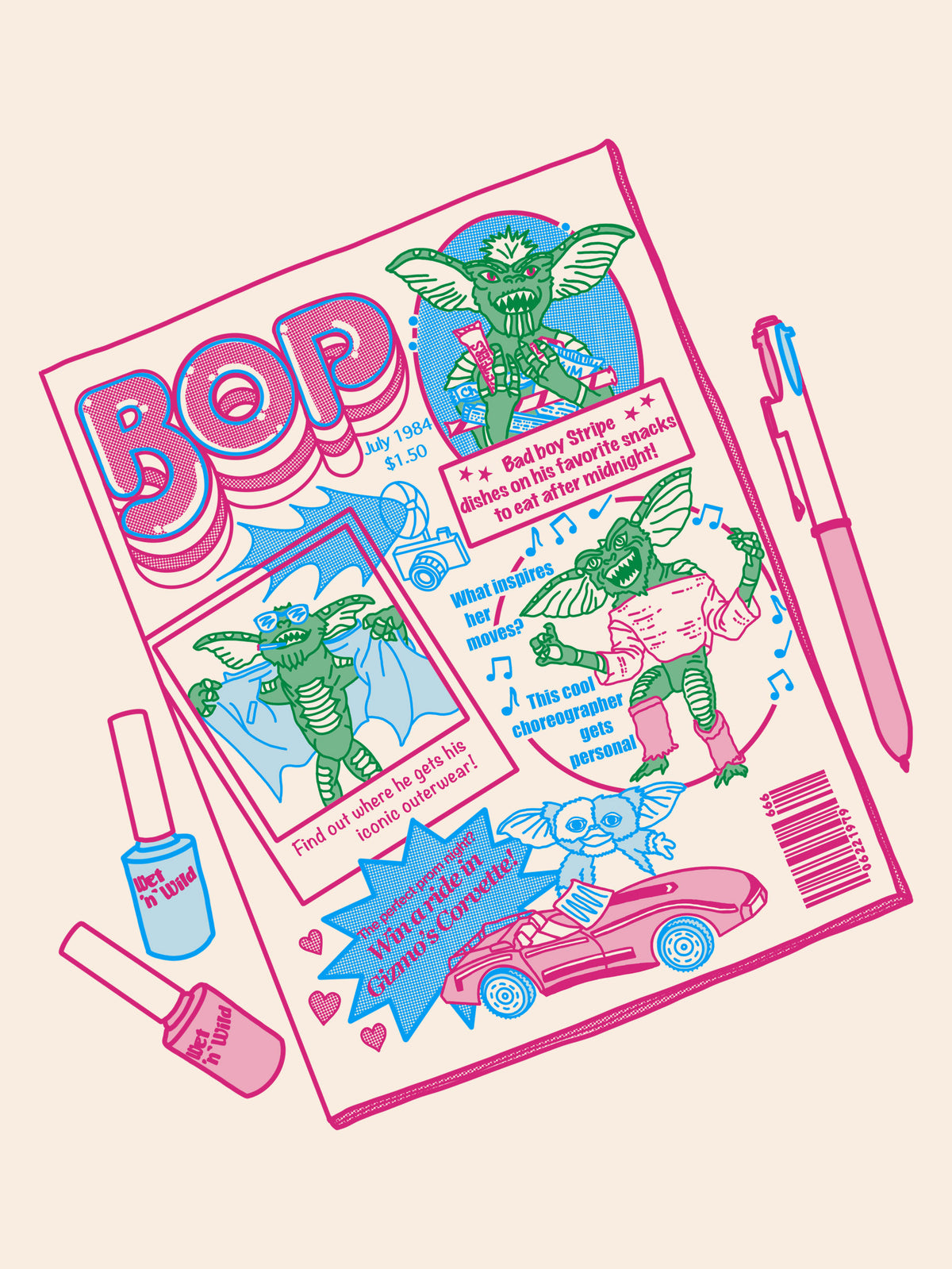 Bop magazine: Gremlins edition by Andrea Mildred