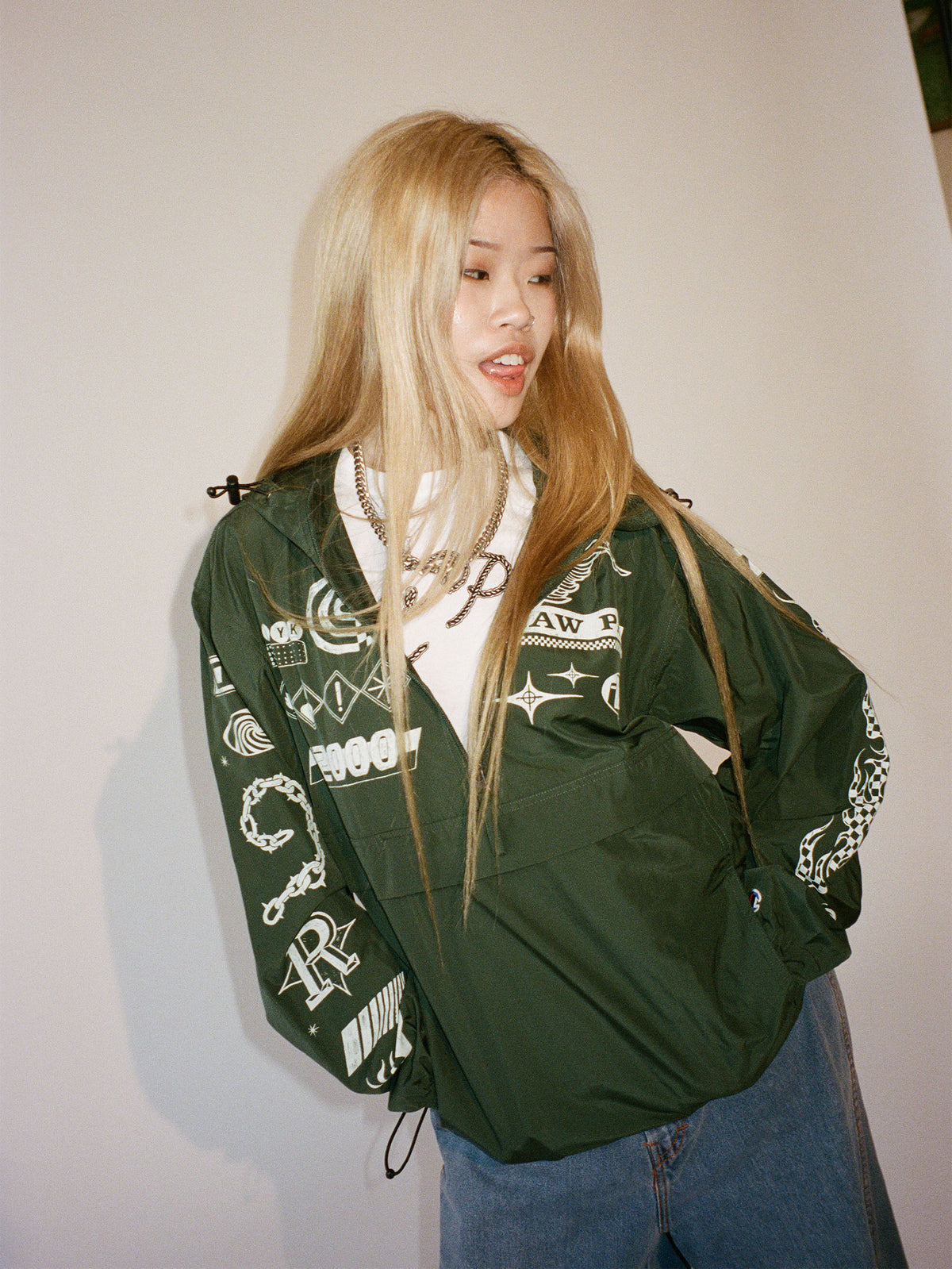 Print Sports Jacket - Forest