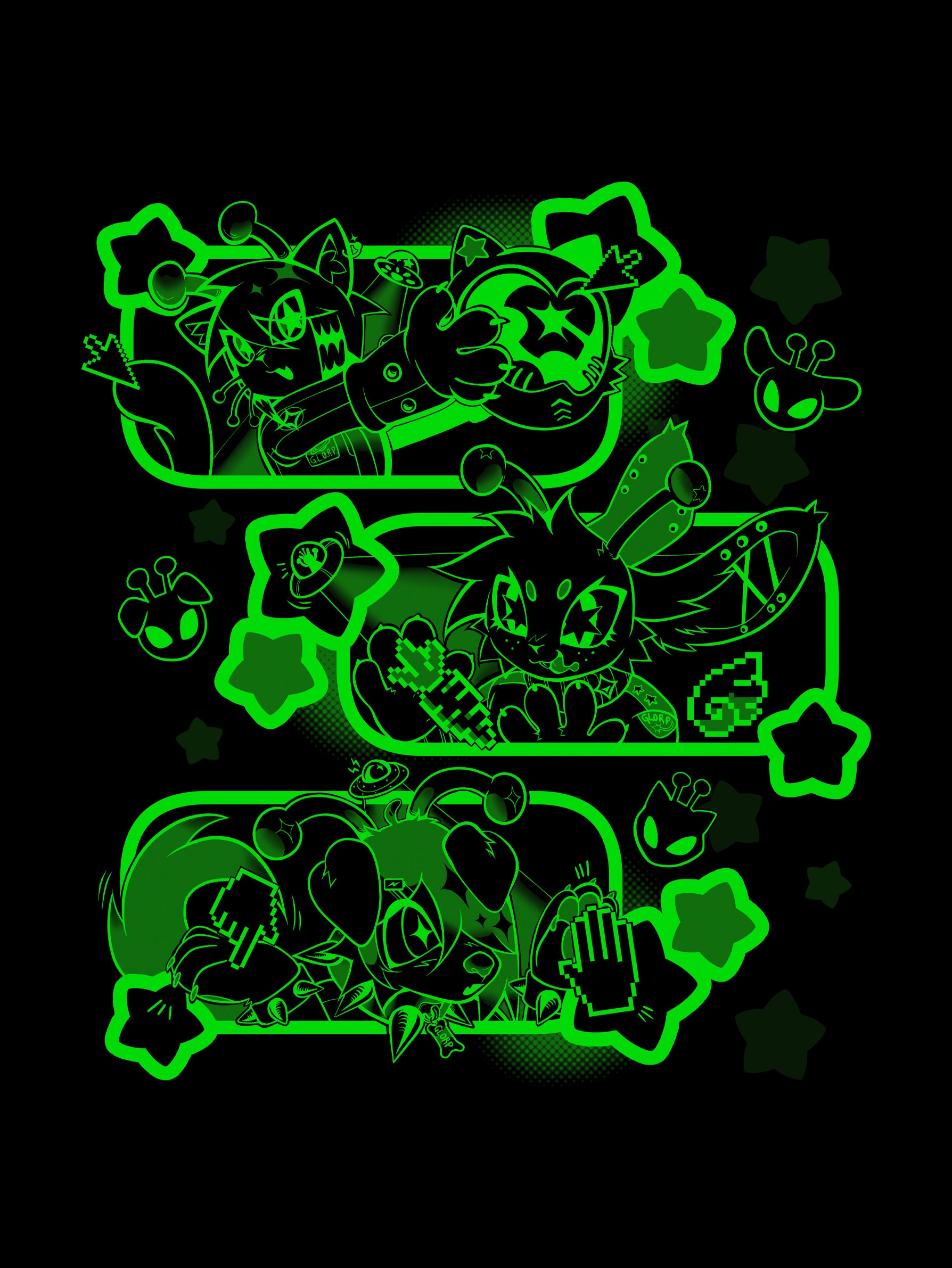 Ethernet Aliens From Cyberspace by BUNNYMOTHMARTYR