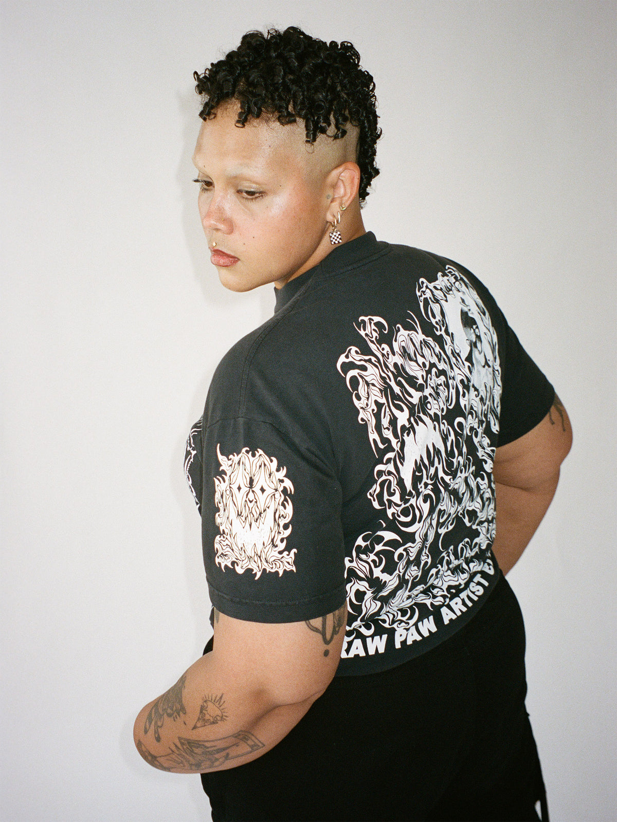 Clown School Artist Half Crop Shirt