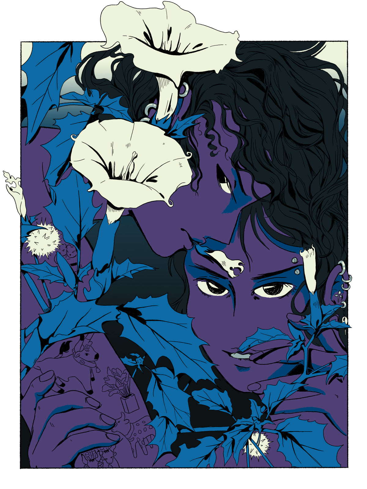 Datura Art Print by Lyle Lewis