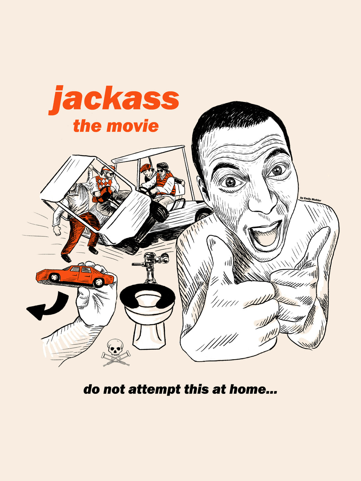 Jackass: The Movie: The Shirt by Emily Mohler Art