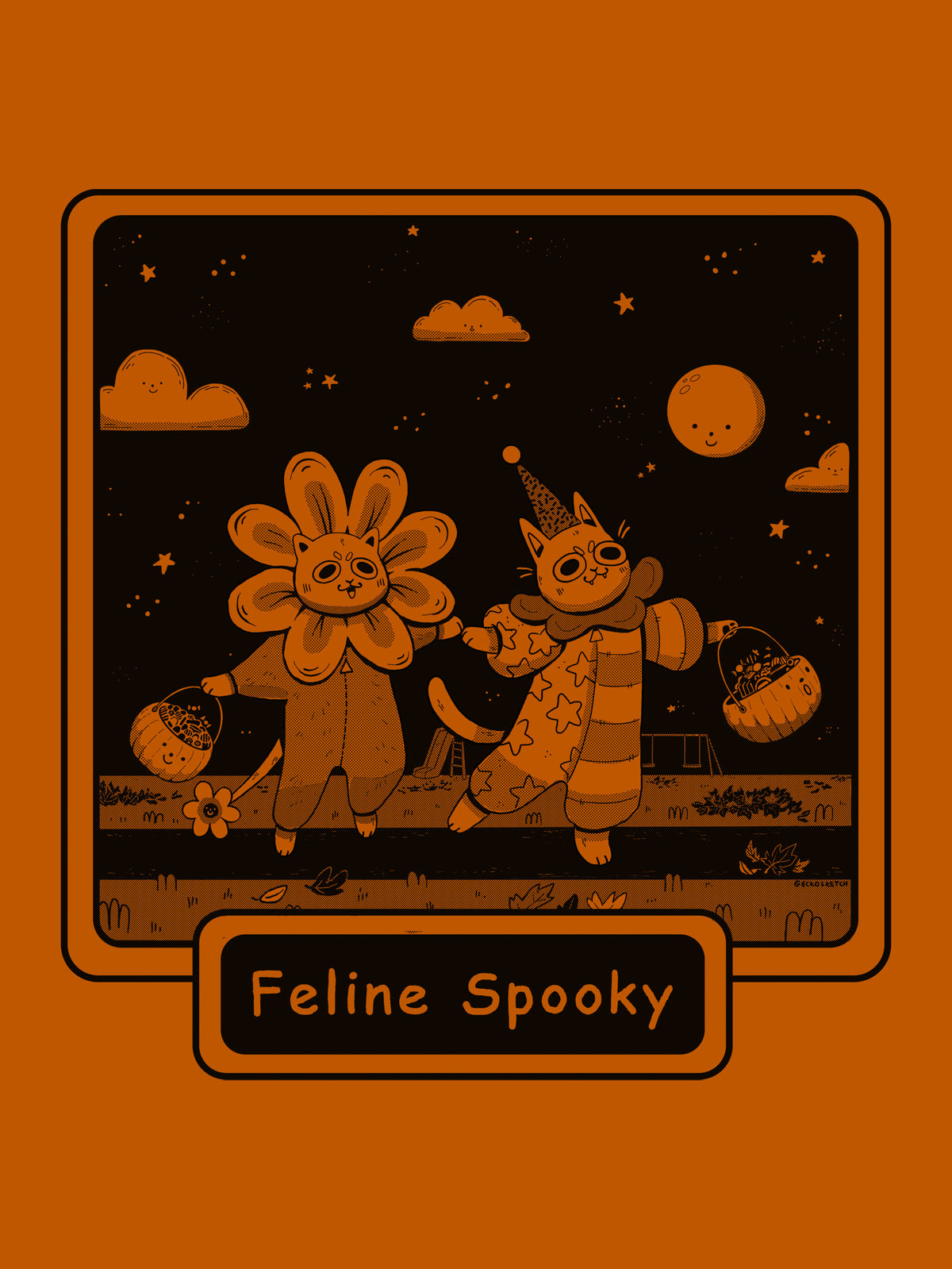 Feline Spooky by GeckoSketch