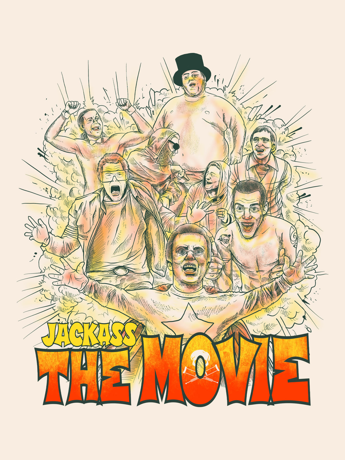 Jackass : the movie vintage design by IWAKVISUAL