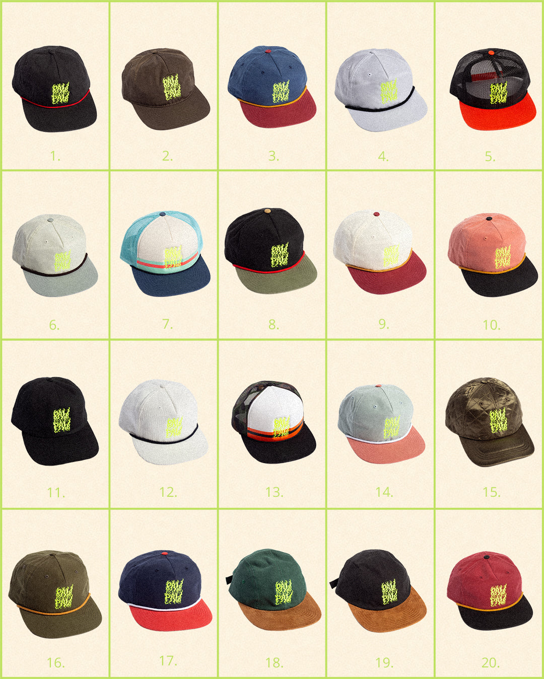Raw Paw On Earth Hat Collection