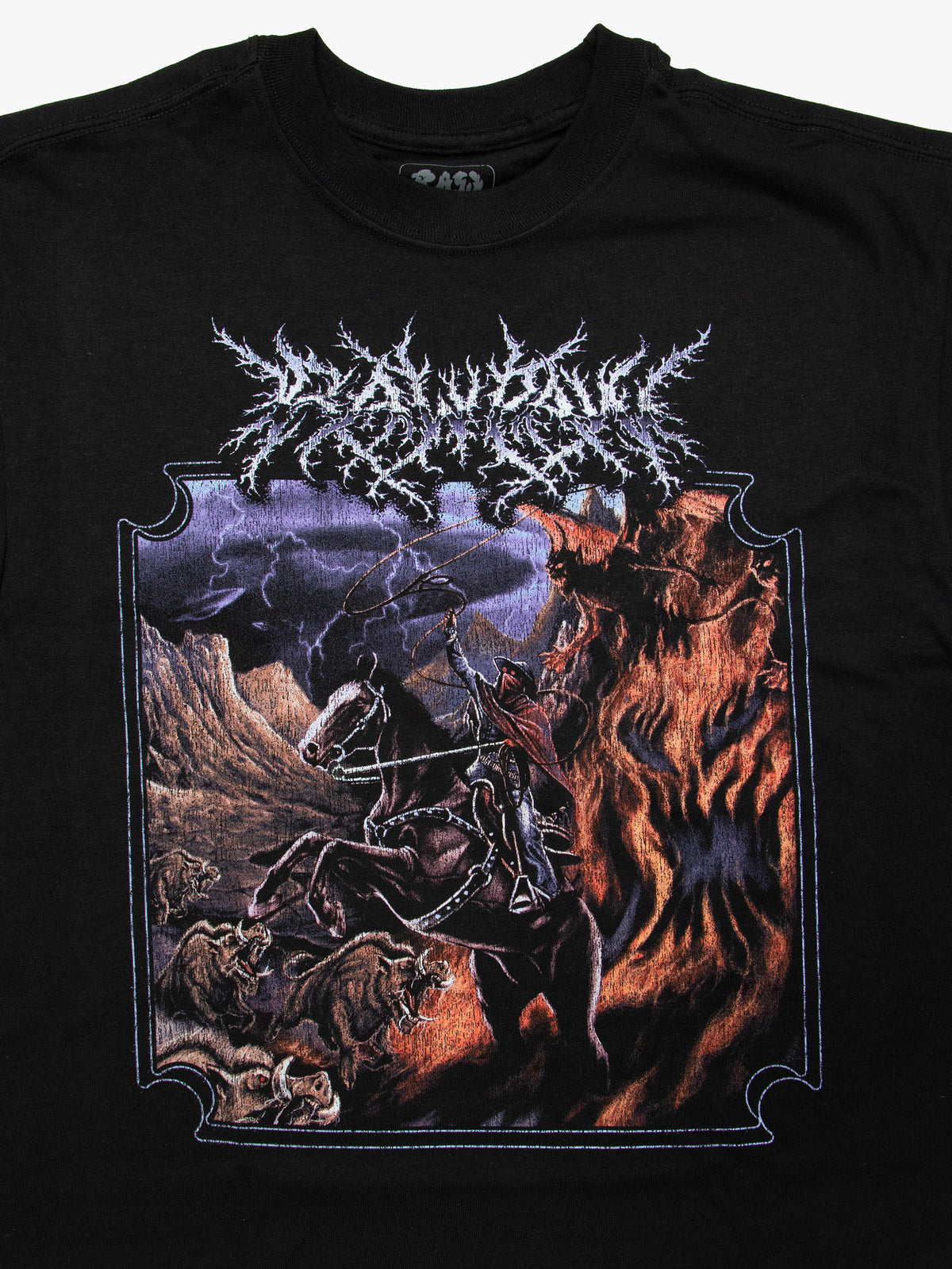 Raw Paw Hell Cowboy Metal Shirt