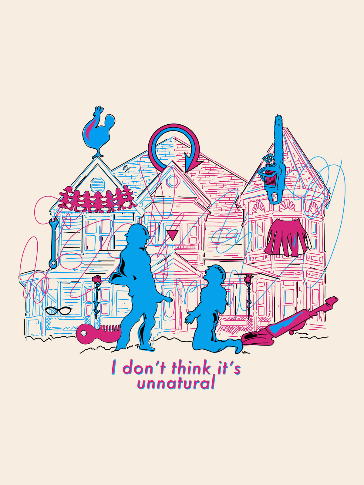 I don’t think it’s unnatural by too cutesy for me