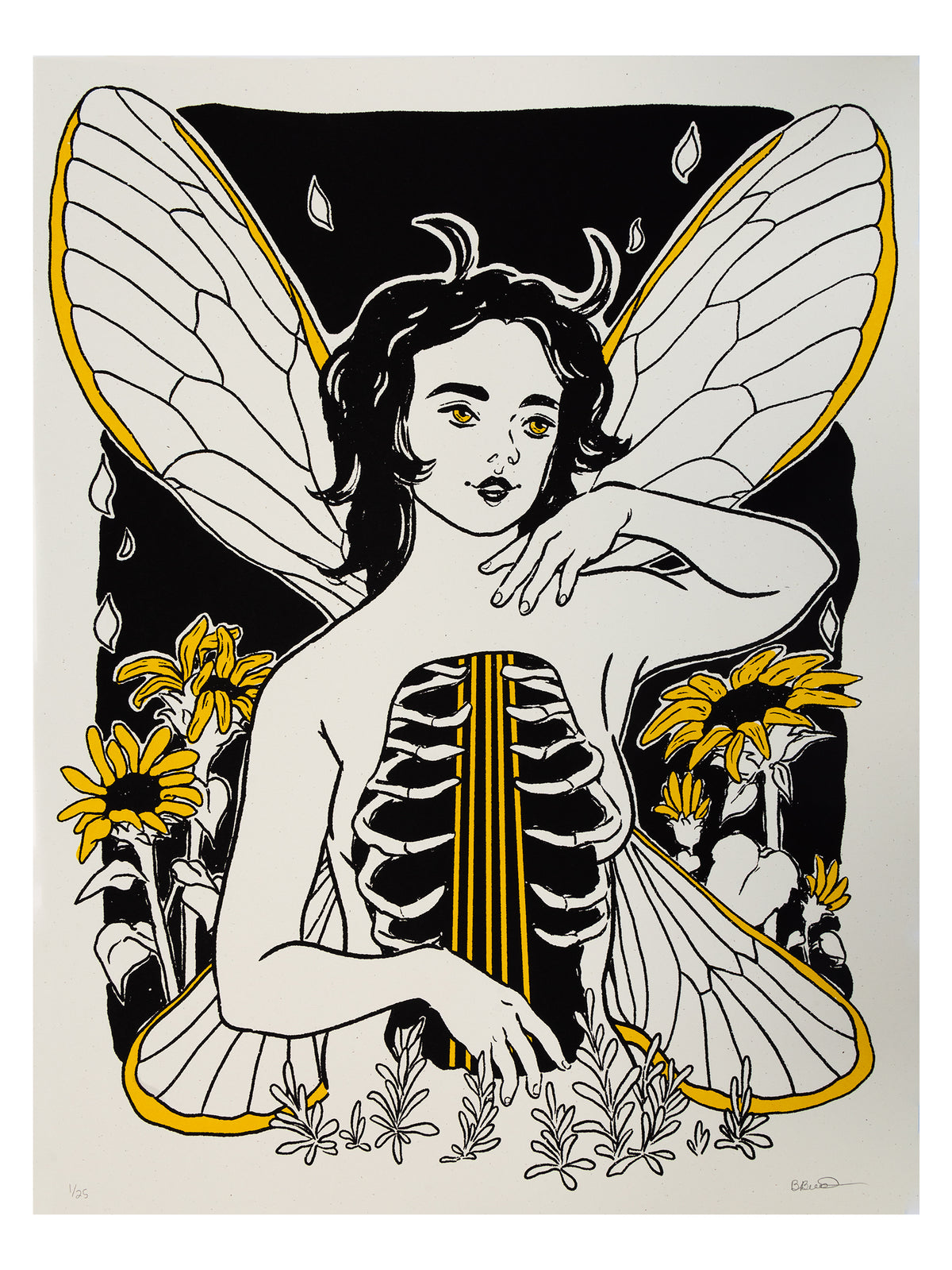 Cicada Summer Art Print by Brittany Bernstrom