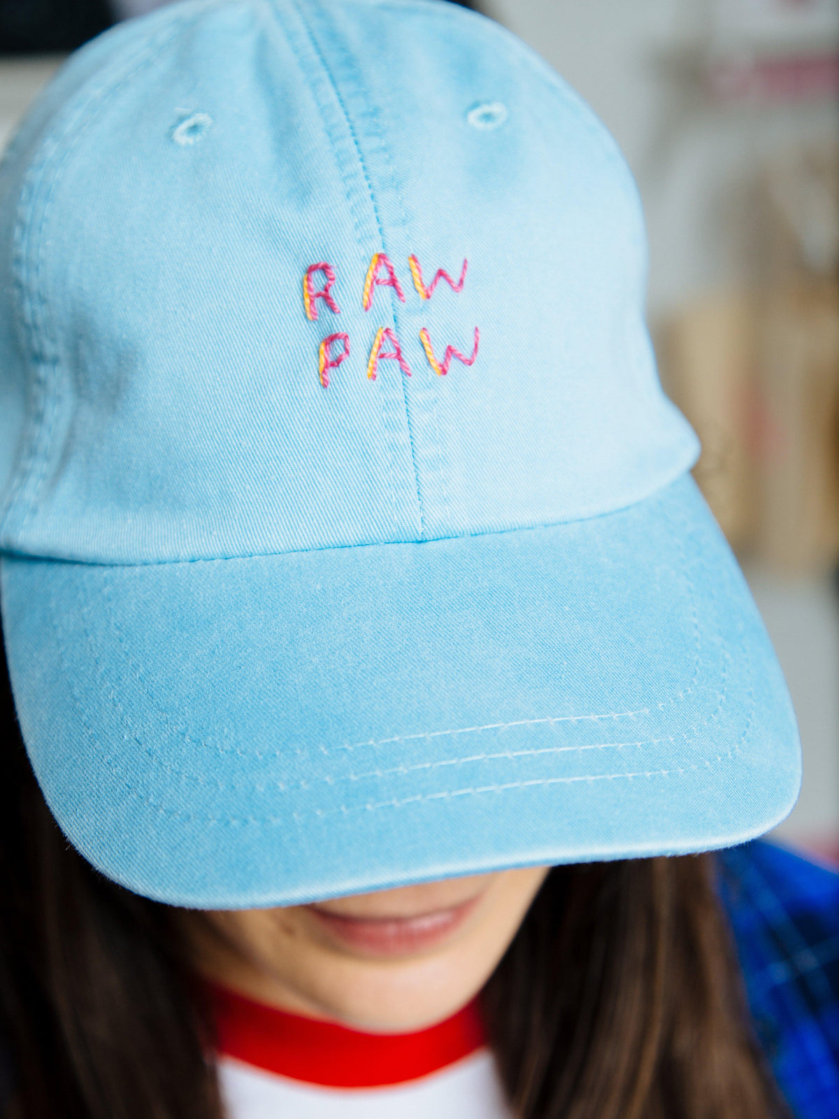 Ponytail Mafia Embroidered Raw Paw Hat