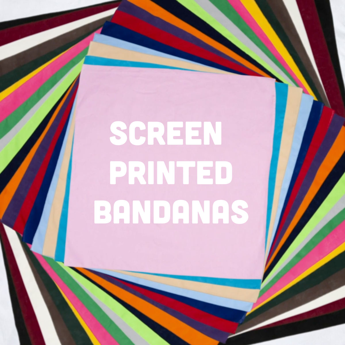 Custom Screen Printed Bandanas