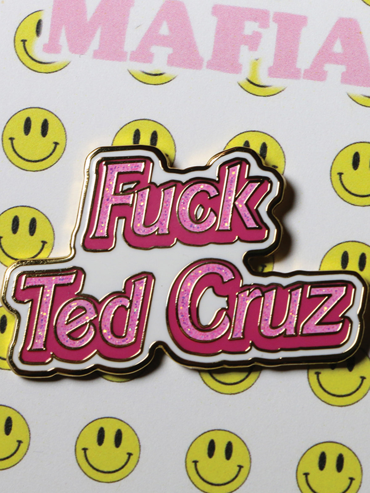 Fuck Ted Cruz Pin by Ponytail Mafia